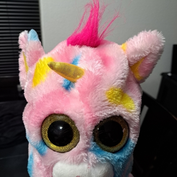 Ty Beanie Boo Wishful Unicorn Winter Plush Hat Size OSFM - Picture 4 of 7